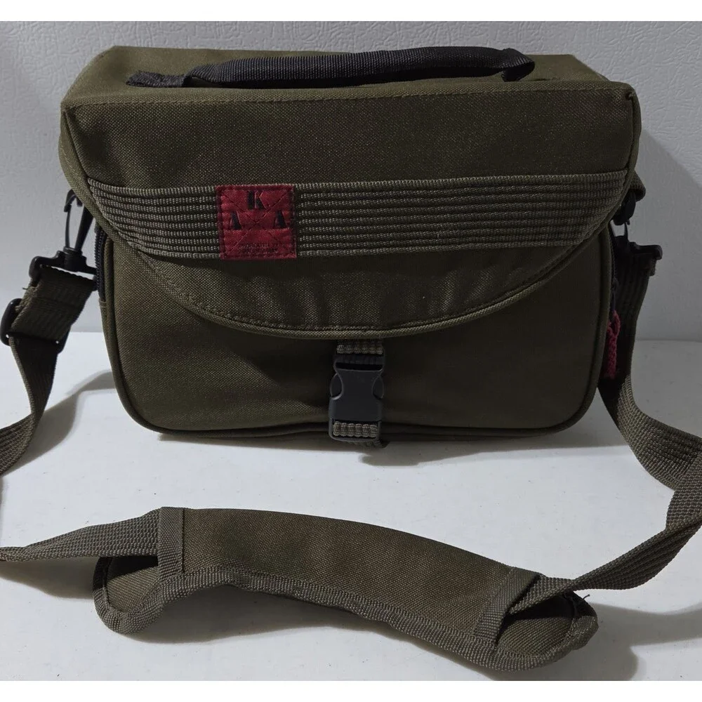 AKA Military Green Camera Bag With Strap